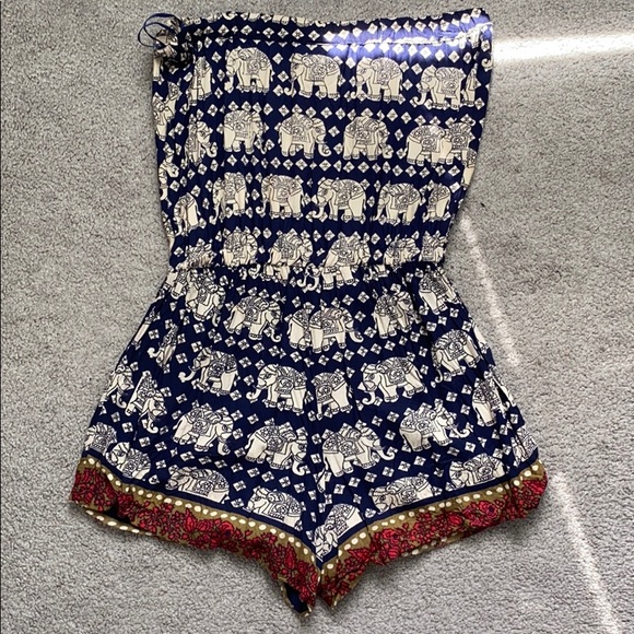 strapless romper - Picture 3 of 3